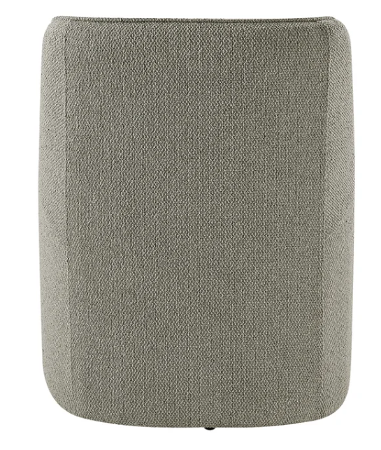 Aiden & Ivy Fabric Dining Chair with Castors