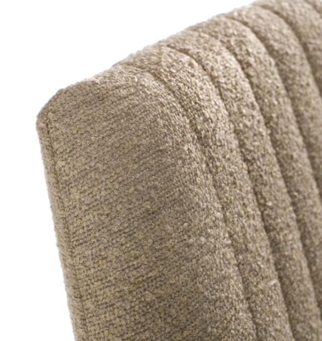 Sutton Armless Fabric Swivel Office Chair – Beige
