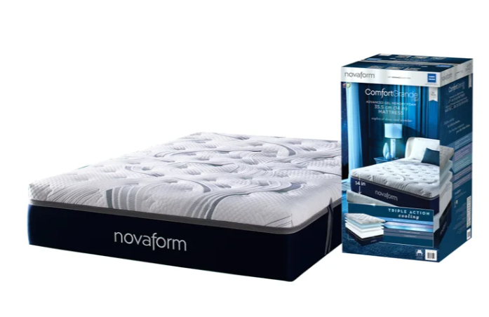 Novaform ComfortGrande Plus Advanced 14 in. Gel Memory Foam Queen Mattress