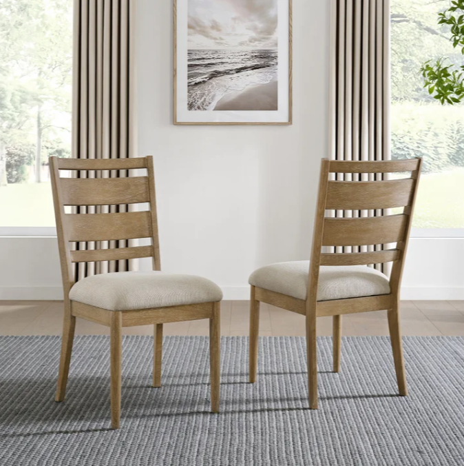 Echo Springs Fabric Dining Chairs, 2 pack