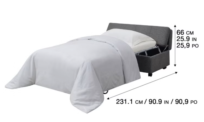 Drayper Sleeper Ottoman